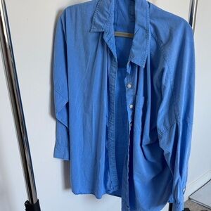 American Eagle Outfitters Sky Blue Shirt Size XS